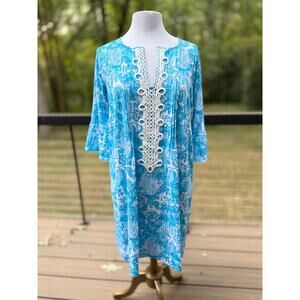 Lilly Pulitzer Krysta Dress Sunny State Of Mind $178 Size XL